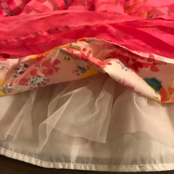 Girls Toddler Dress Size 3T 1989 Place Fancy Flower Sleeveless - Picture 3 of 4